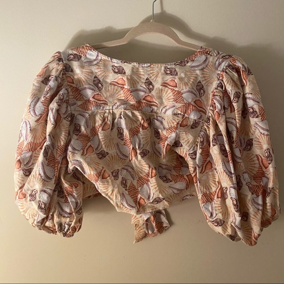 Urban outfitters seashell cropped top - Picture 3 of 4